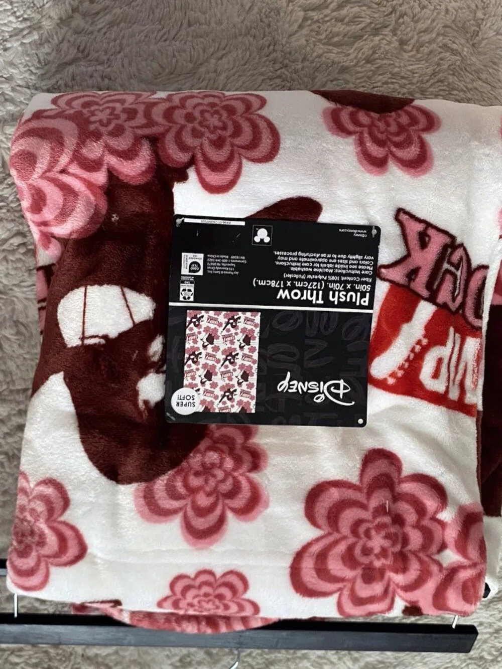 Disney Camp Rock Super Soft Plush Throw Blanket 50” X 70” Retro NEW